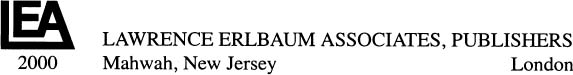 Copyright 2000 by Lawrence Erlbaum Associates Inc All rights reserved No - photo 2