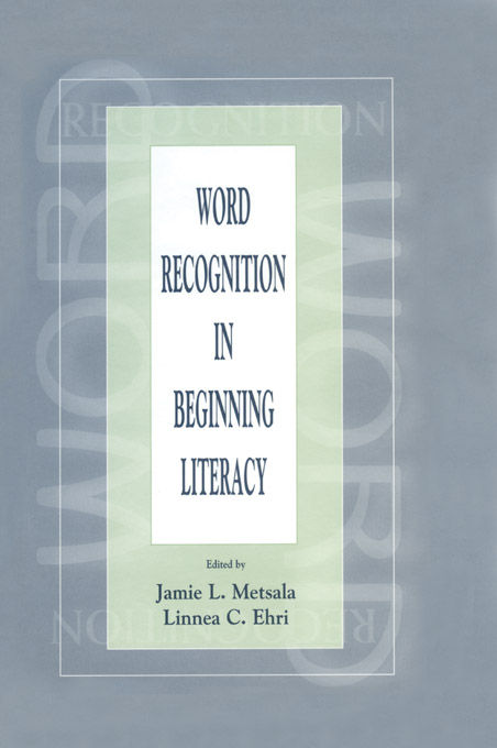 Word Recognition in Beginning Literacy - image 1