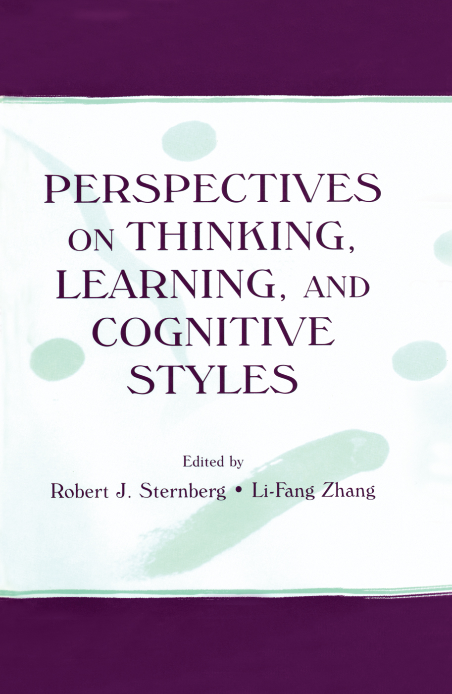 Perspectives on Thinking Learning and Cognitive Styles Perspectives on - photo 1