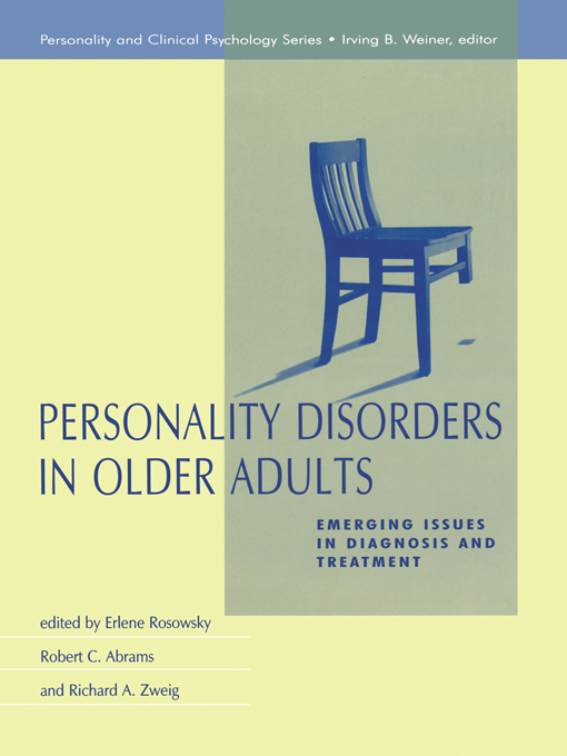 AFTERWORD Personality Disorders in Late Life and Public Policy Implications of - photo 1