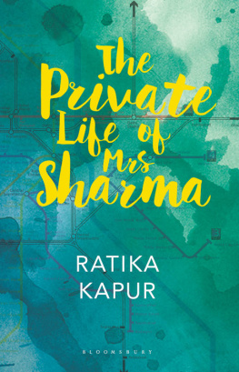 Ratika Kapur The Private Life of Mrs Sharma