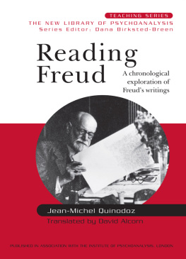 Quinodoz Jean-Michel - Reading Freud