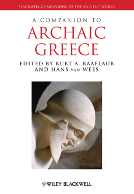 Raaflaub Kurt A. van Wees Hans - A companion to archaic Greece