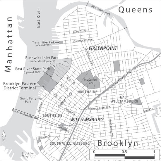 Greenpoint and Williamsburg Map by Megan Griffith and Daniel Campo 2013 - photo 2