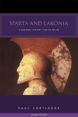 Cartledge - Sparta and Lakonia : a regional history, 1300-362 BC