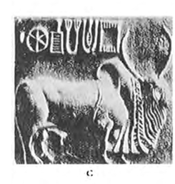 OBJECTS FROM MOHENJO-DARO A Bust B Seal with bull C Seal with zebu From - photo 3