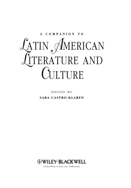 Castro-Klarén - A Companion to Latin American Literature and Culture