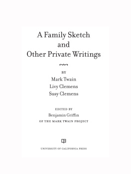 Clemens Olivia L. A family sketch and other private writings