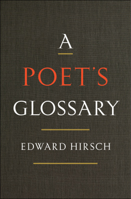 Hirsch - A poets glossary