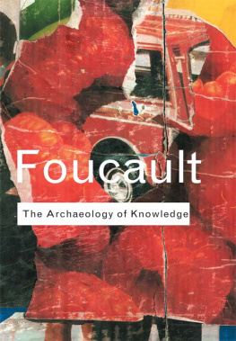 Michel Foucault - Archaeology of Knowledge