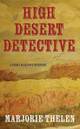 Marjorie Thelen High Desert Detective