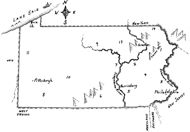 Pennsylvania Country Roads Figures correspond with chapter numbers - photo 3