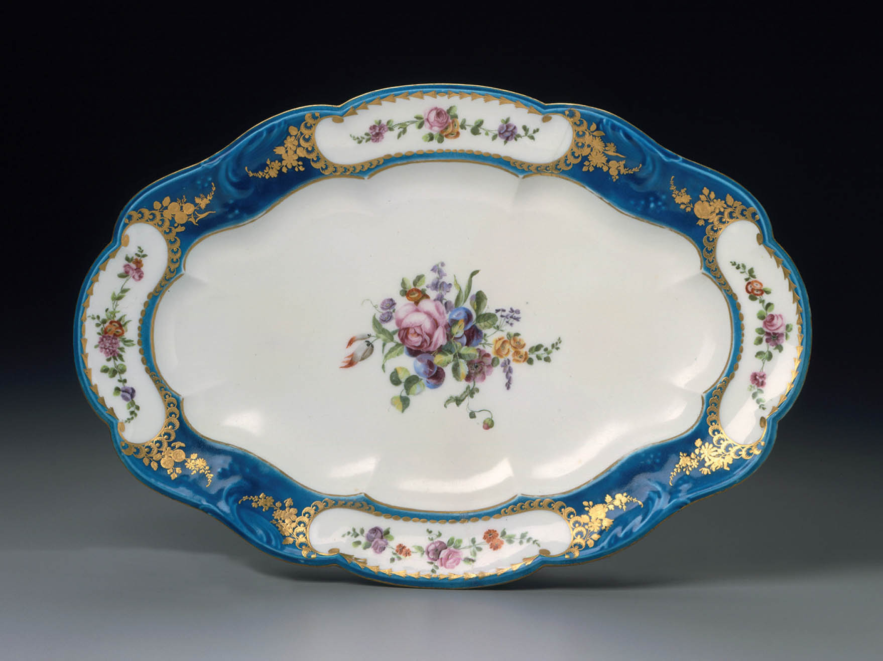 FRENCH Platter from the Louis XV Service 175455 EGYPTIAN Broad Collar - photo 3