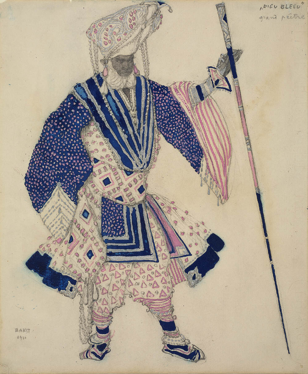 LON NIKOLAIEVITCH BAKST The High Priest Costume Design for Dieu Bleu 1911 - photo 13