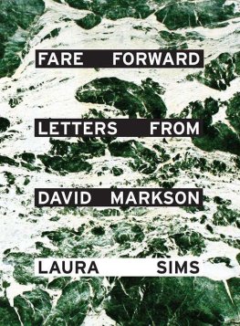 David Markson - Fare Forward: Letters from David Markson