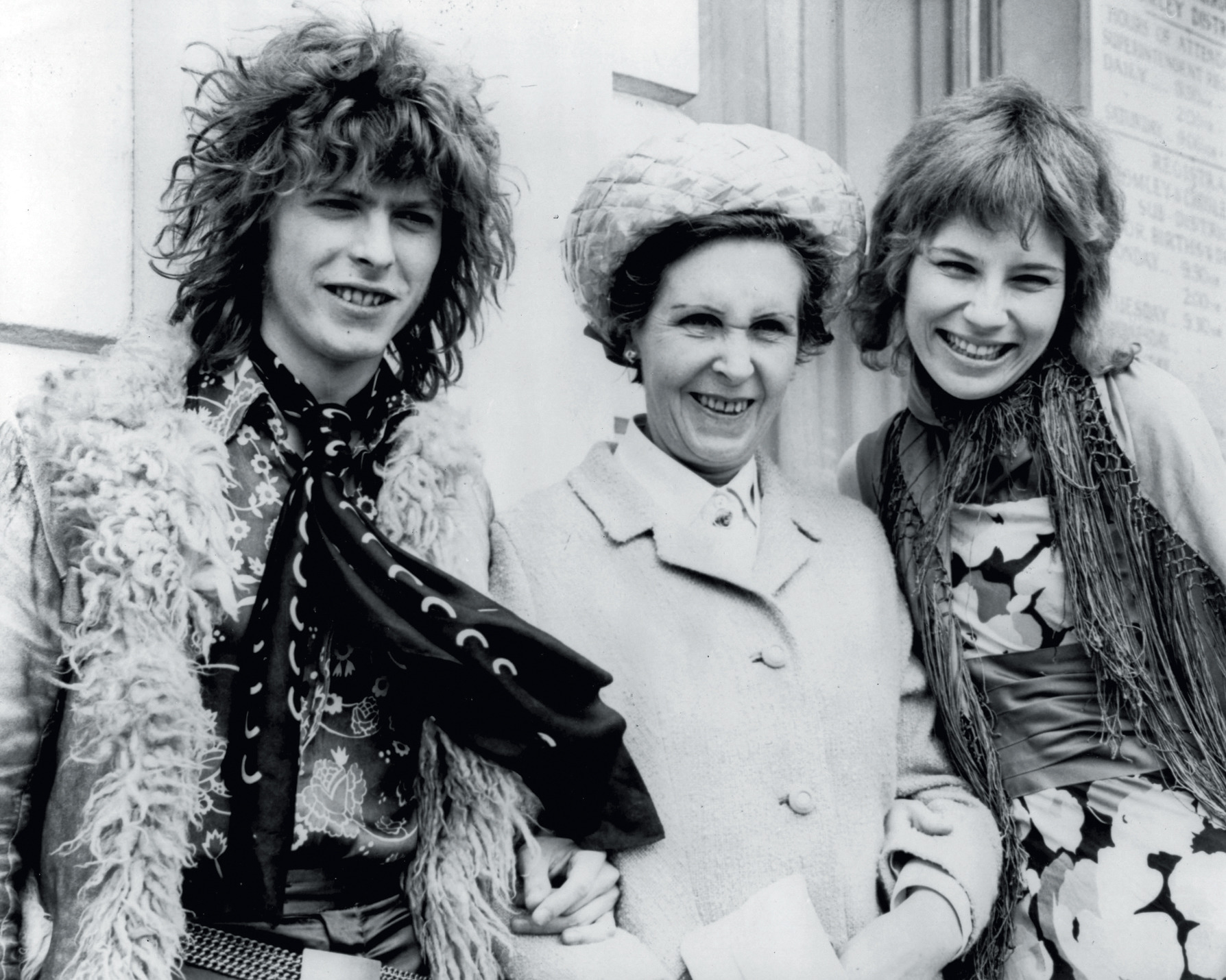 Angie and David at their wedding with uninvited guestDavids mother Peggy1970 - photo 11