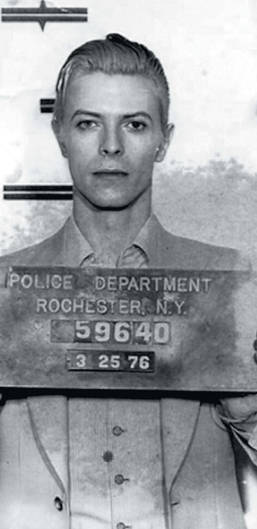 Davids mug shot after his 1976 arrest for the possession of pot which was - photo 18