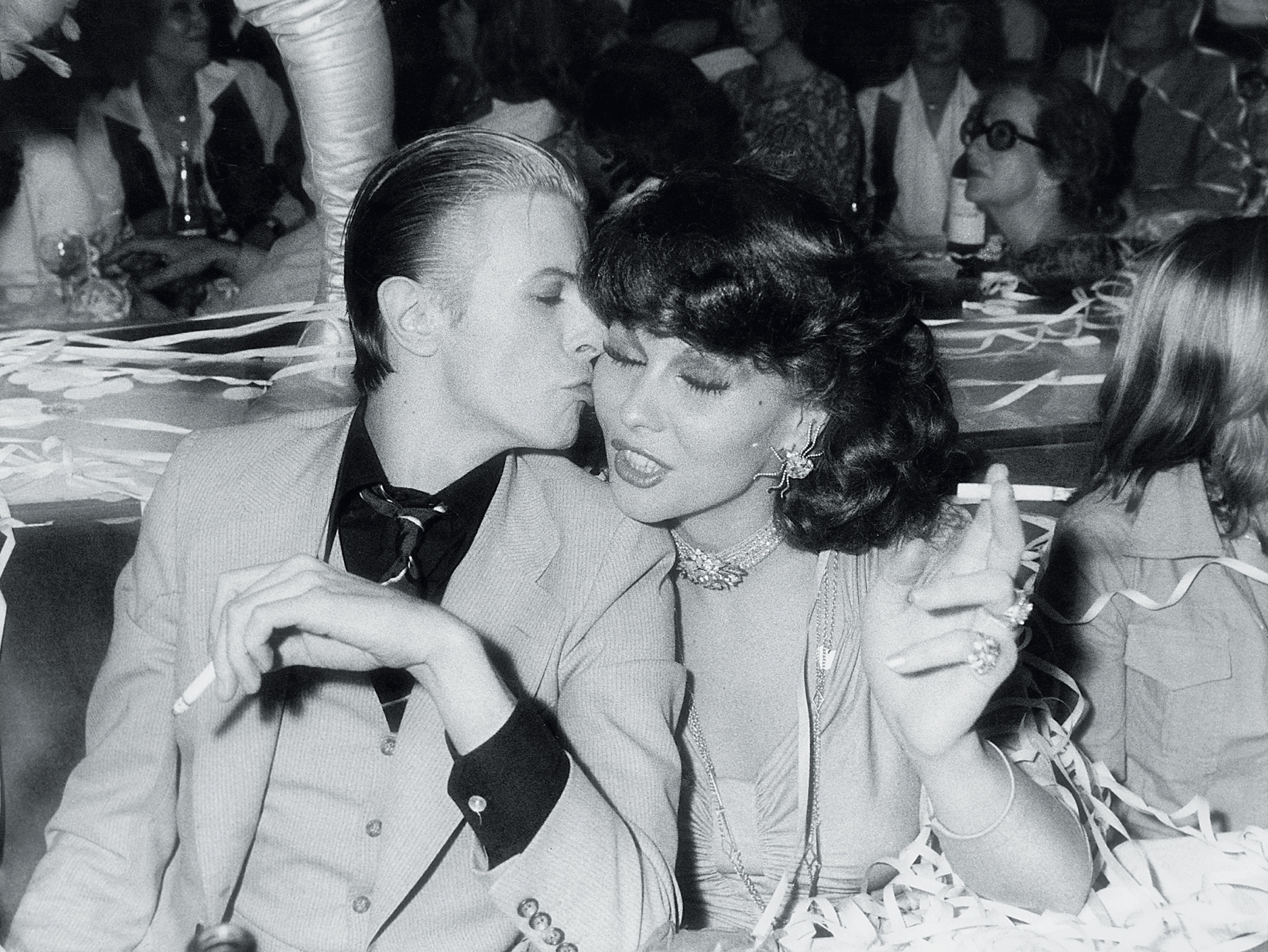 The Thin White Duke on the town with glamorous transsexual Romy Haag in 1976 - photo 19