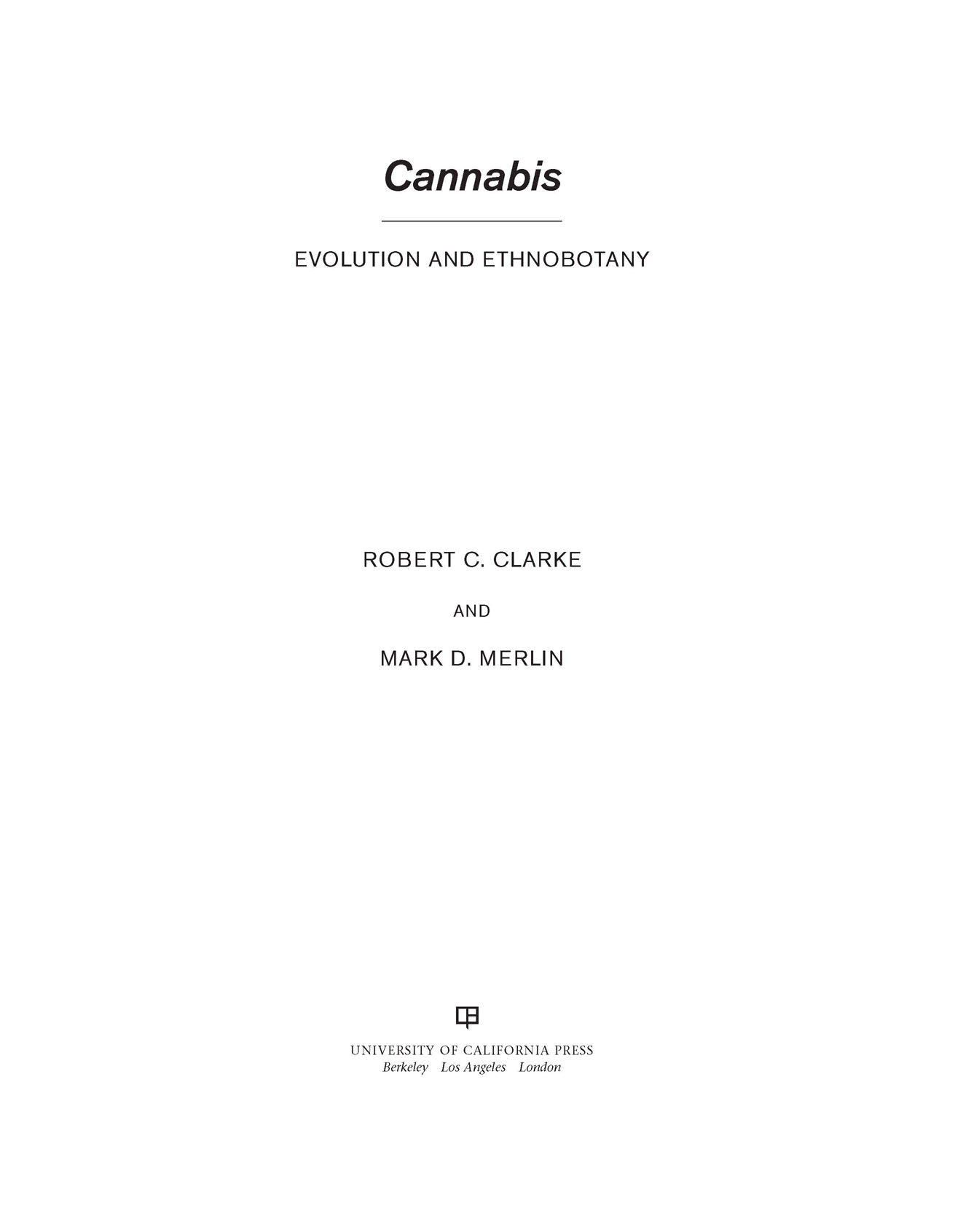 Cannabis evolution and ethnobotany - image 1