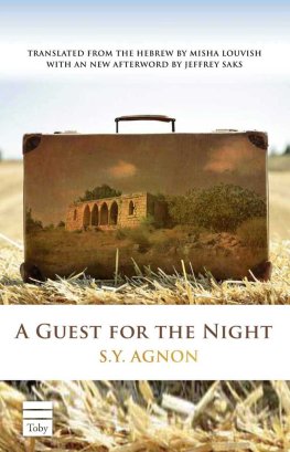 S. Agnon A Guest for the NIght
