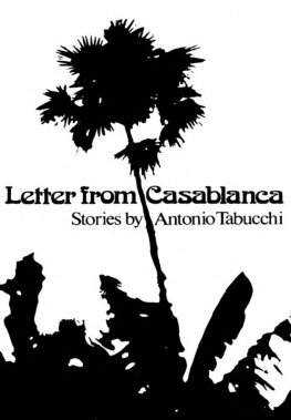 Antonio Tabucchi Letter from Casablanca