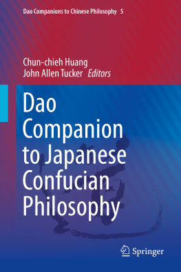 Huang Chun-chieh - Dao companion to Japanese Confucian philosophy