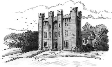 The castle is known as Hylton Castle and it stands grim grey and gruesome on a - photo 3