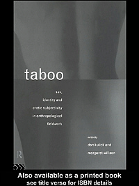 title Taboo Sex Identity and Erotic Subjectivity in Anthropological - photo 1