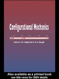 title Configurational Mechanics Proceedings of the Configurational - photo 1