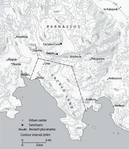 Map 3 Delphi and its immediate surroundings Michael Scott DELPHI One of the - photo 4