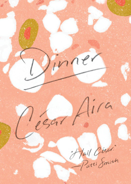 Cesar Aira Dinner