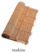 Bamboo rolling mat makisu Widely available from Asian supermarkets and - photo 3