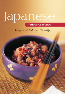 Donald - Japanese homestyle dishes : quick and delicious favorites