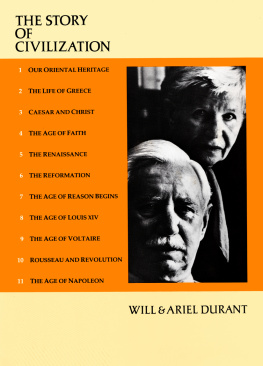 Will Durant The Story of Civilization: Volume III: Caesar and Christ