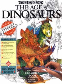 title The Age of Dinosaurs A Fact-filled Coloring Book Start Exploring - photo 1