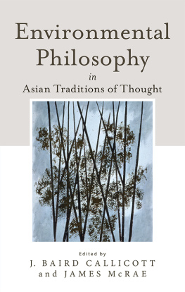 Callicott J. Baird - Environmental Philosophy in Asian Traditions of Thought