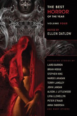Ellen Datlow The Best Horror of the Year. Volume 4