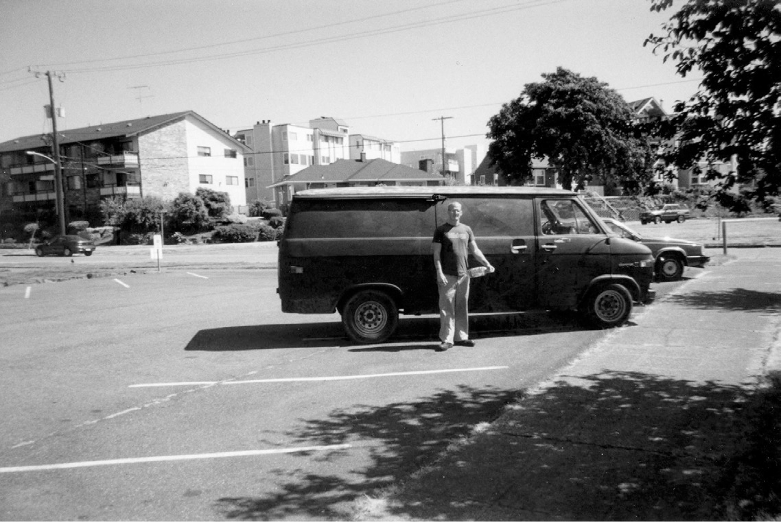 Dion Fuller in Seattle summer of 2004 standing beside the van he drove from - photo 10