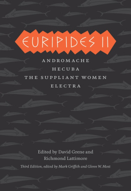 Euripides. - Euripides II: The Complete Greek Tragedies, Third Edition