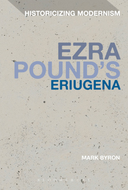 Byron Ezra Pounds Eriugena