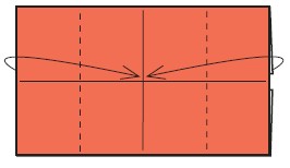Valley fold the two edges to the center crease Valley fold the top edge - photo 8