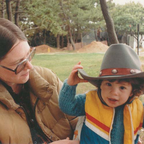 My mom Rhonda and me age two she still has that hat My brother - photo 9