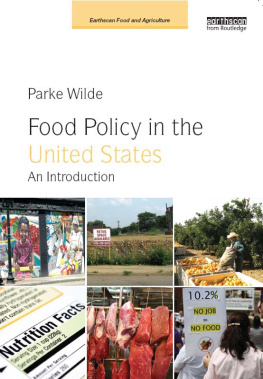 Wilde - Food policy in the United States : an introduction