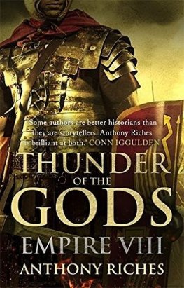 Anthony Riches Thunder of the Gods