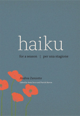 Barron Patrick - Haiku for a season = Haiku per una stagione