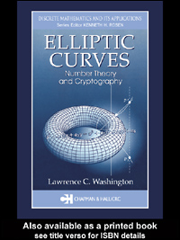 title Elliptic Curves Number Theory and Cryptography CRC Press Series On - photo 1