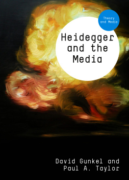 Gunkel David Heidegger and the Media