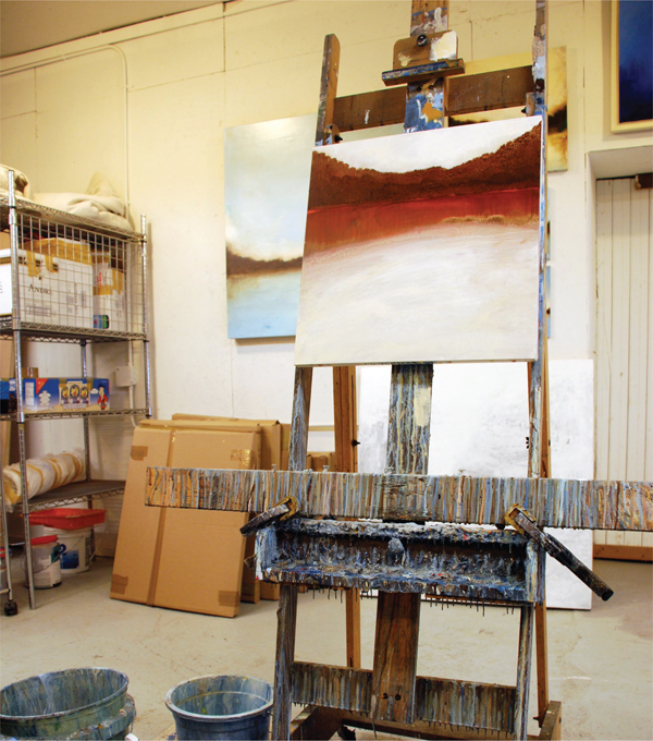 Richard Bruce has used the same Winsor Newton easel for years taking it with - photo 6