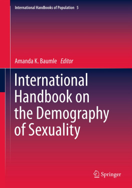 Baumle International handbook on the demography of sexuality