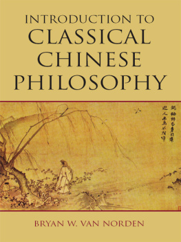 Van Norden - Introduction to classical Chinese philosophy